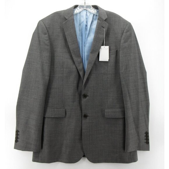 Charles Tyrwhitt Sport Coat 42 L Sharkskin Performance Blazer Slim NWT*